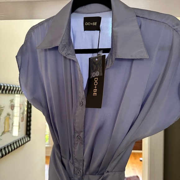 DO+BE Dresses & Skirts - Cute silk dress, pretty pale blue. Never worn, still has tags.